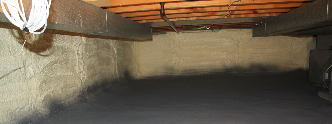 Brampton spray foam insulation for crawl spaces